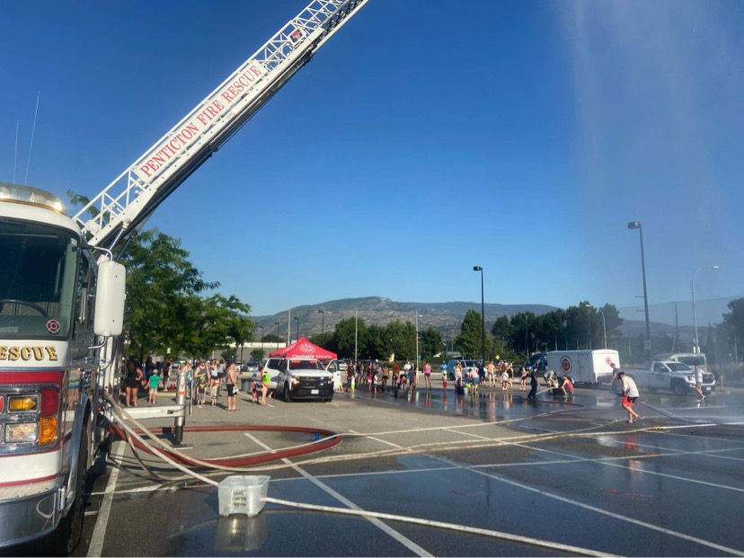 Love Local: Water fight. Photo: Penticton Professional Fire Fighters