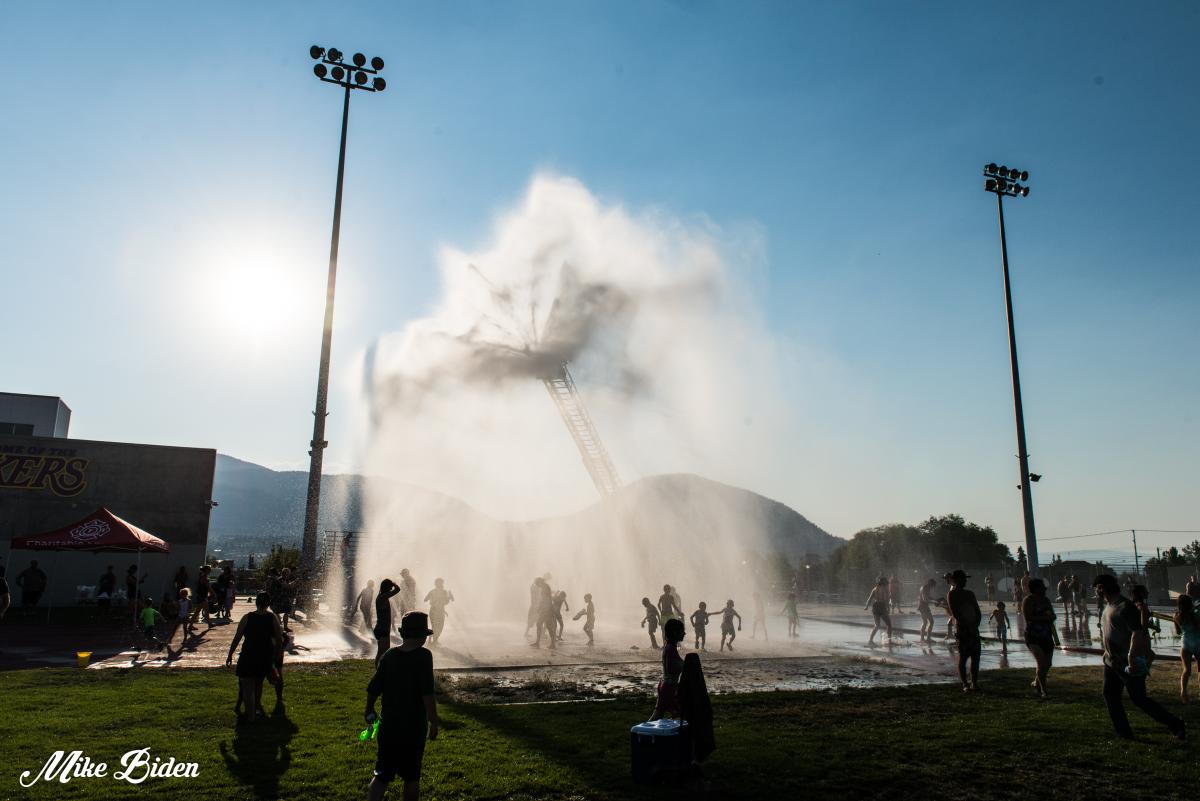 Love Local: Penticton Firefighters water fight