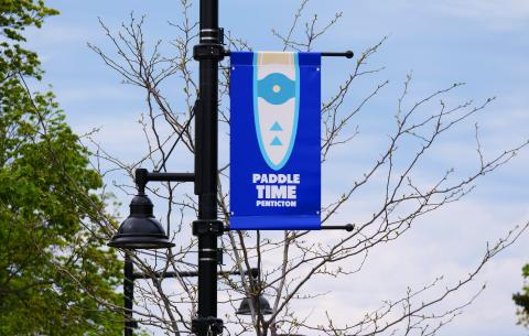 Street banners installed downtown