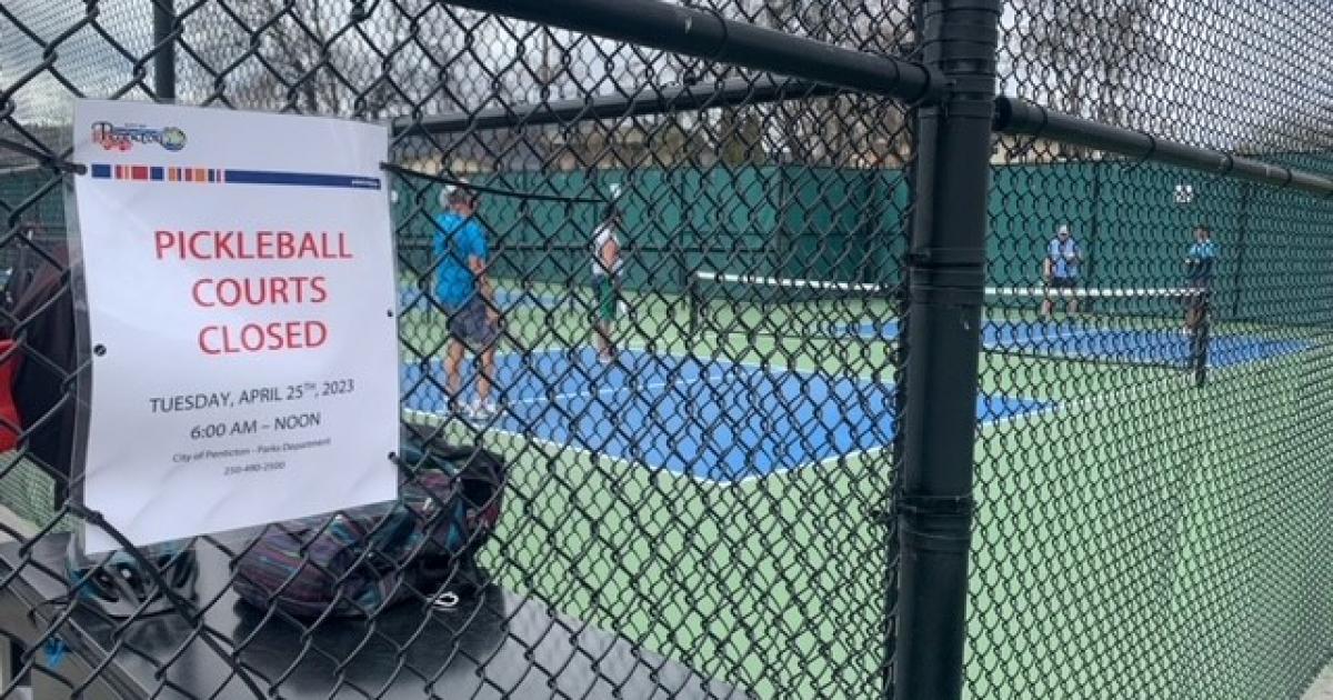Pickleball courts closed Tuesday morning for spring clean City of